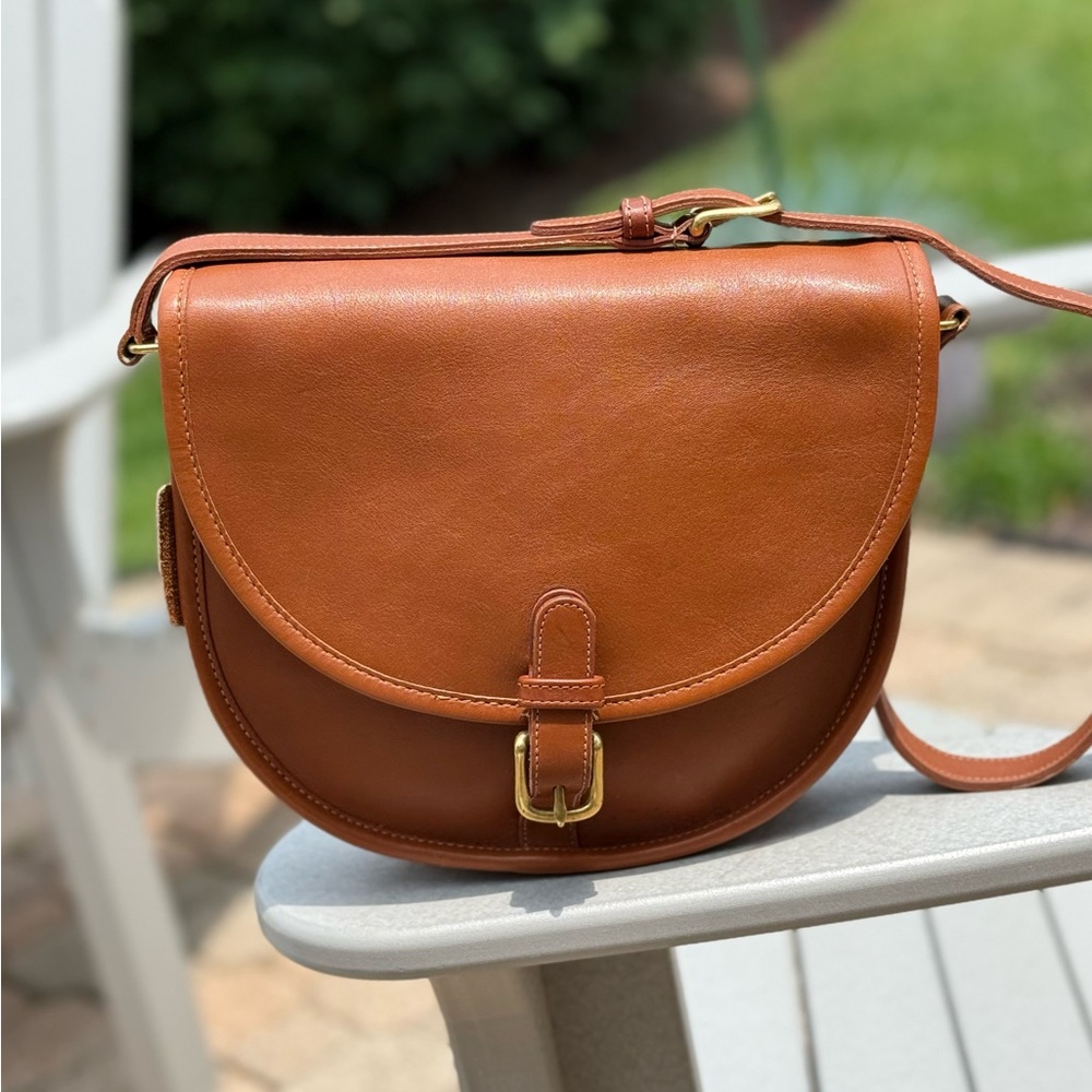 Vintage Coach Leather Riding Bag 9750